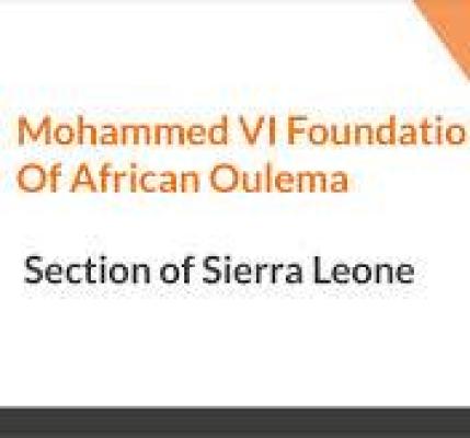 The Mohammed VI Foundation for African Oulama Sierra Leone Chapter logo